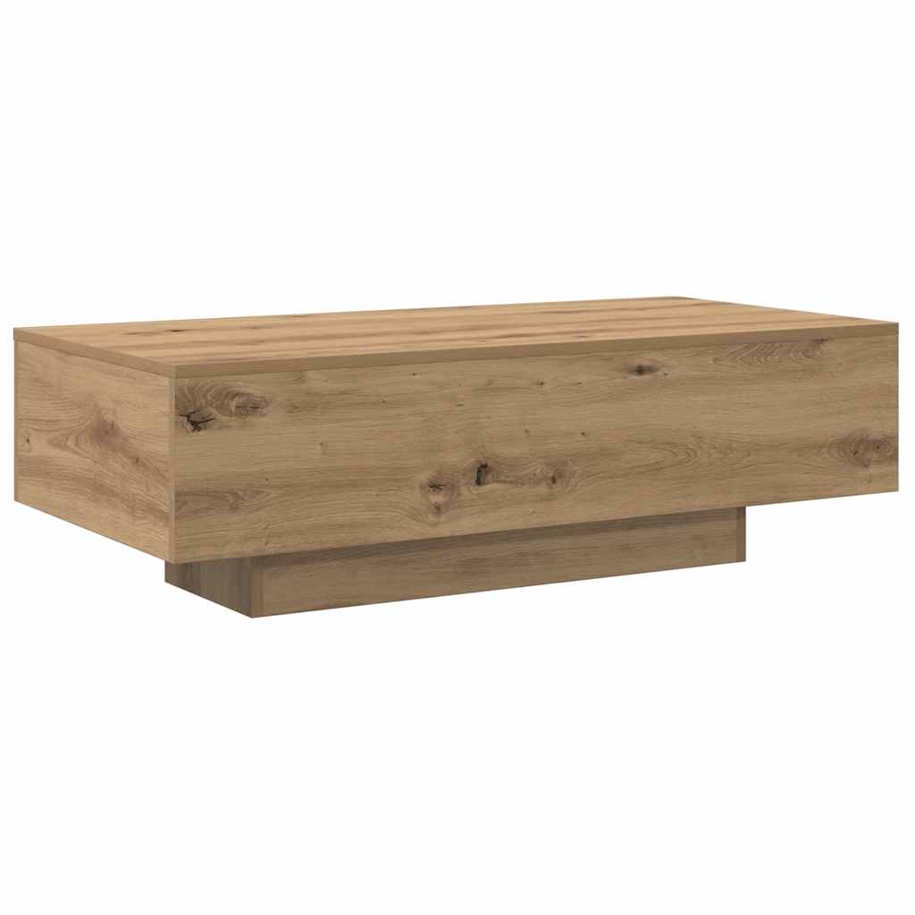 Stolić za kavu boja hrasta 100 x 49,5 x 31 cm konstruirano drvo