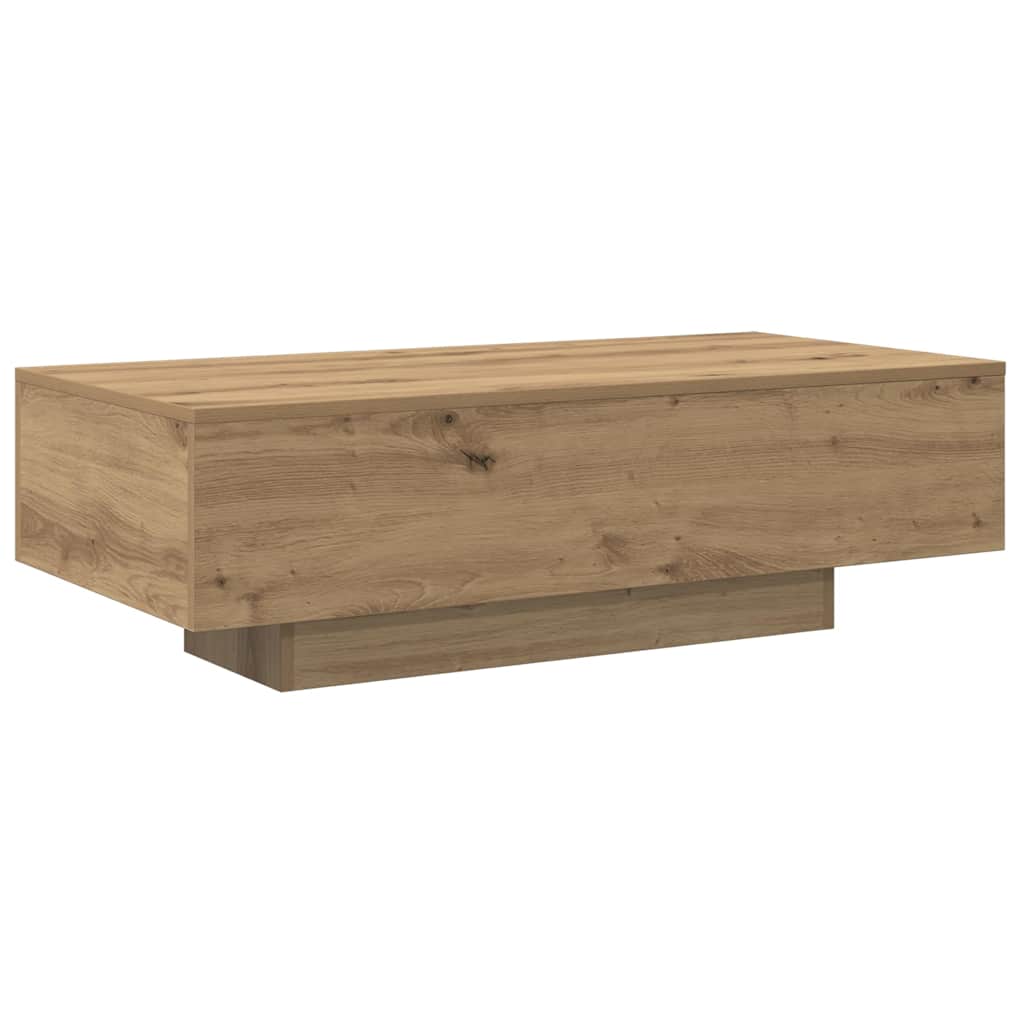 Stolić za kavu boja hrasta 100 x 49,5 x 31 cm konstruirano drvo
