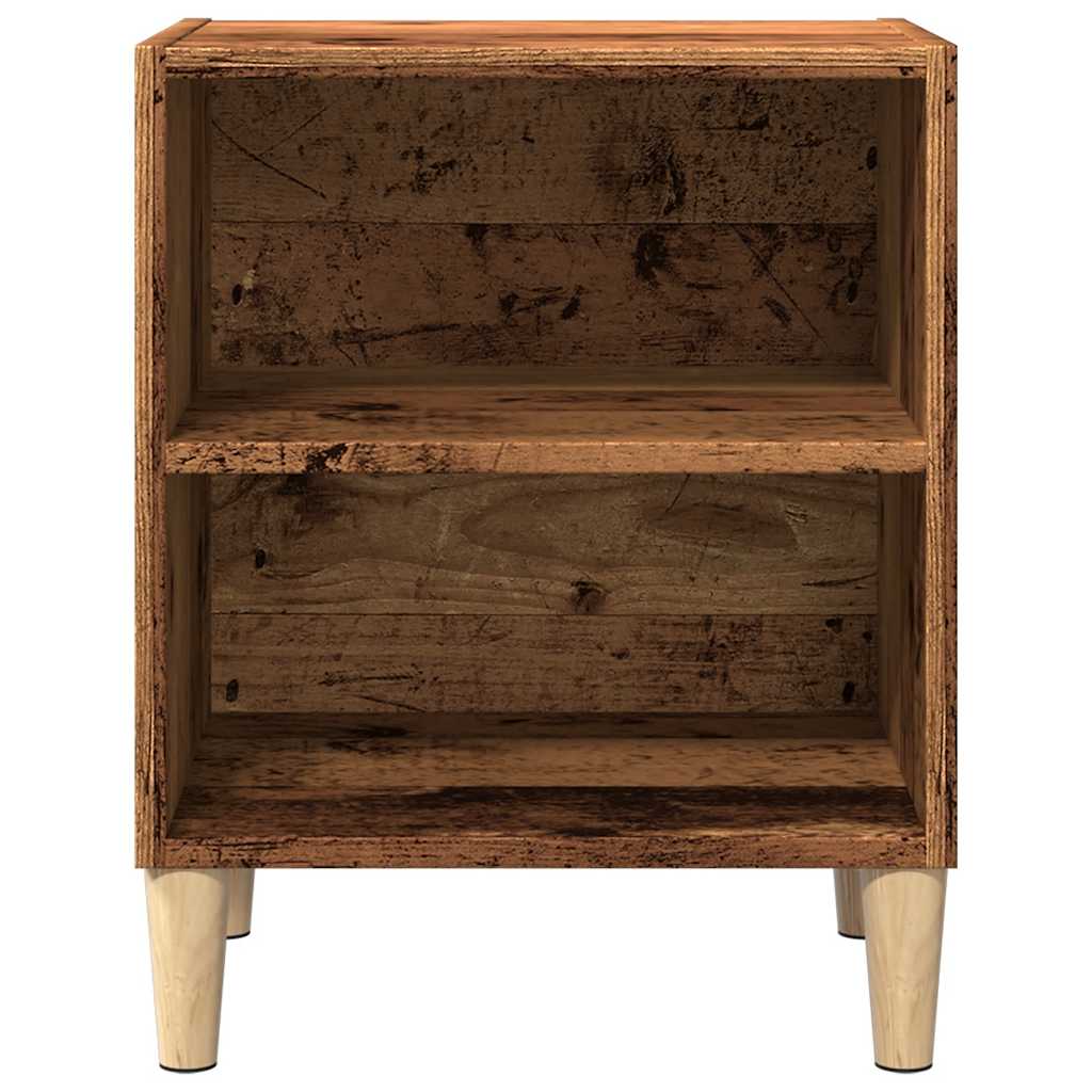 Noćni ormarići 2 kom Staro drvo 40x30x50 cm Konstruirano drvo