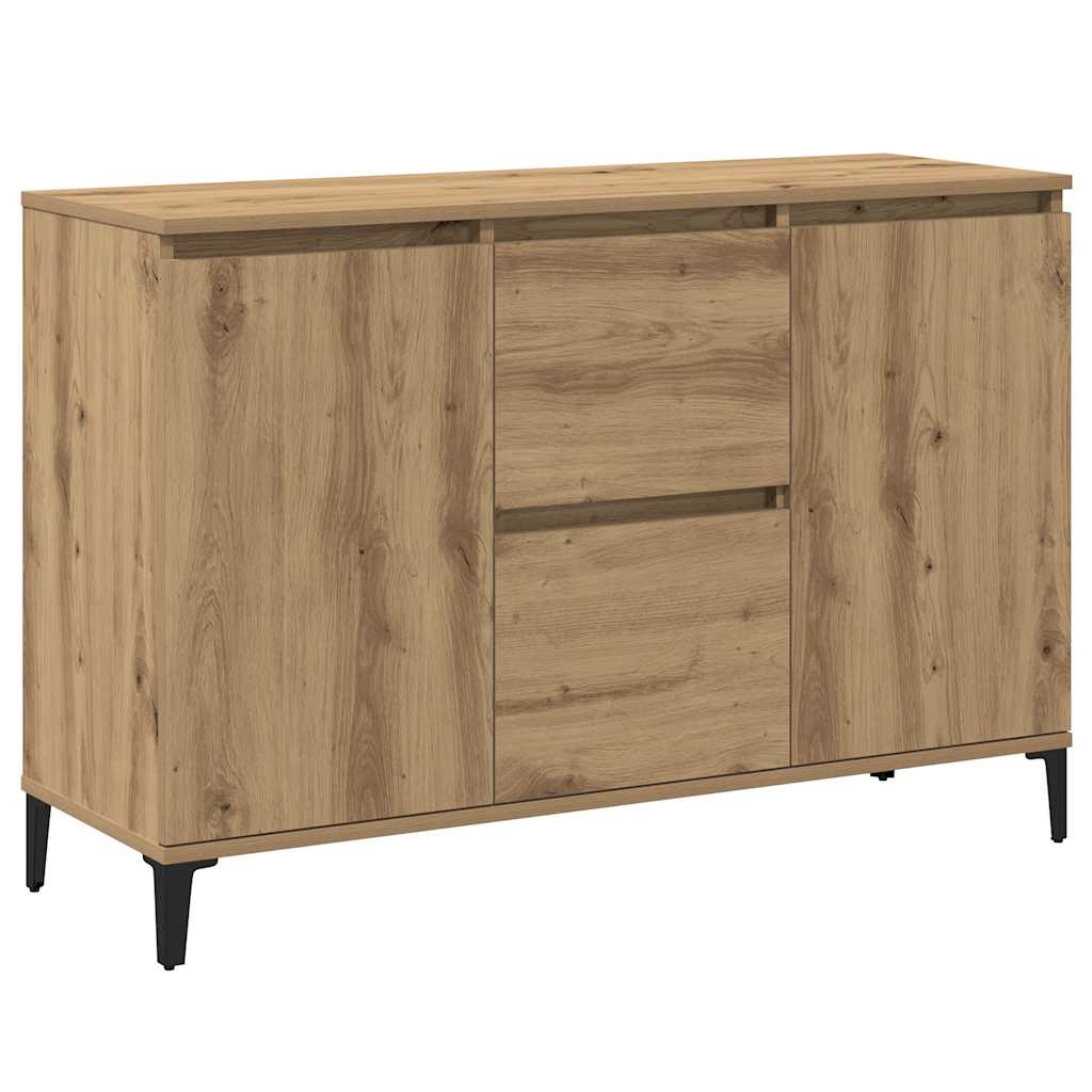 Komoda boja hrasta artisan 102x35x70 cm konstruirano drvo
