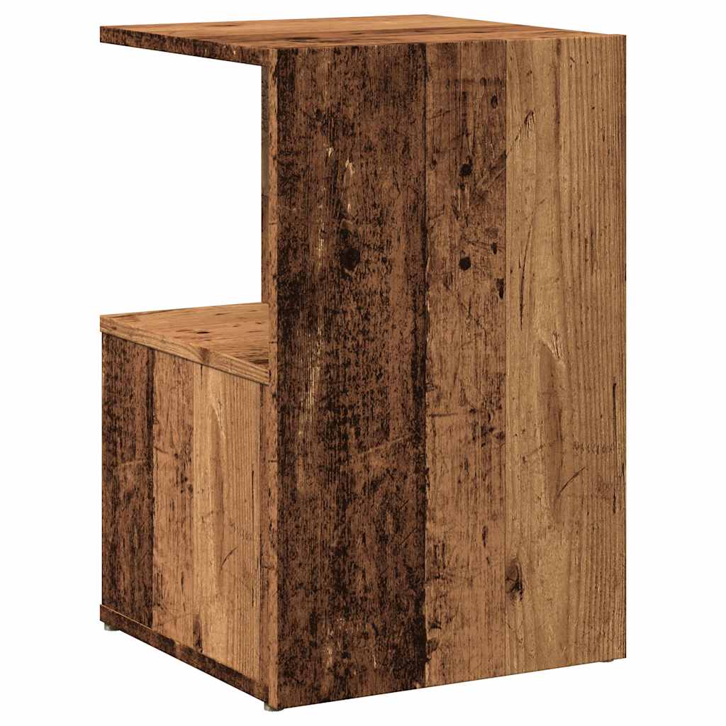 Noćni ormarići 2 kom Staro drvo 35x35x55 cm Konstruirano drvo