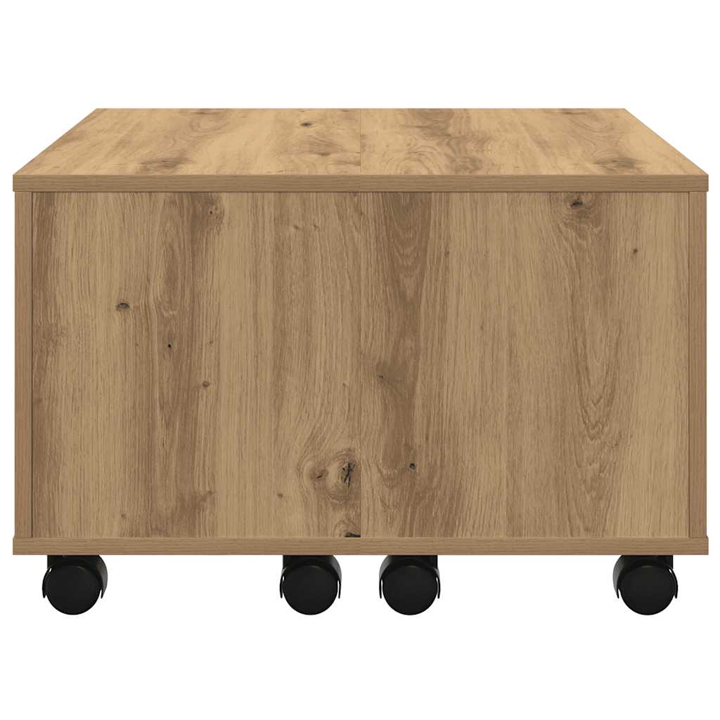 Stol za kavu Artisan hrast 60x60x38 cm izrađeno drvo