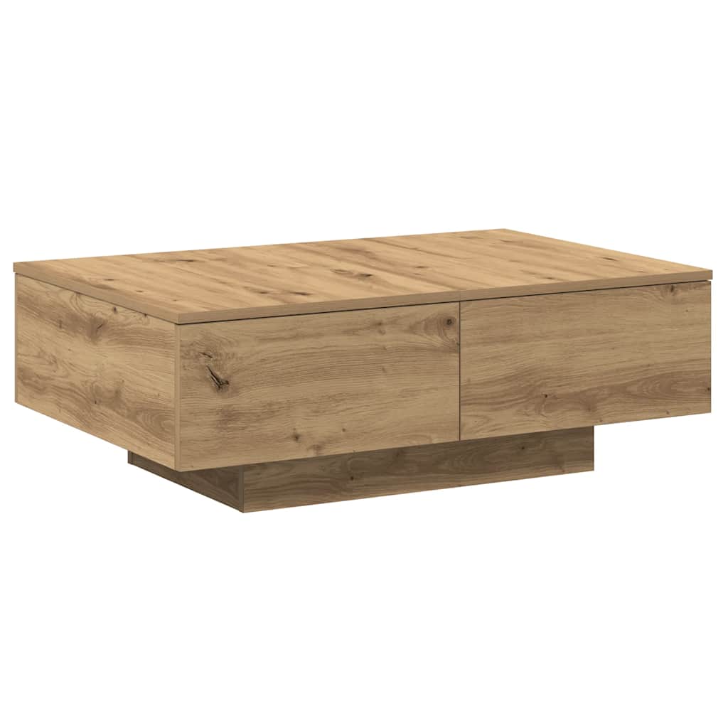 Stol za kavu Artisan hrast 90x60x31 cm Konstruirano drvo