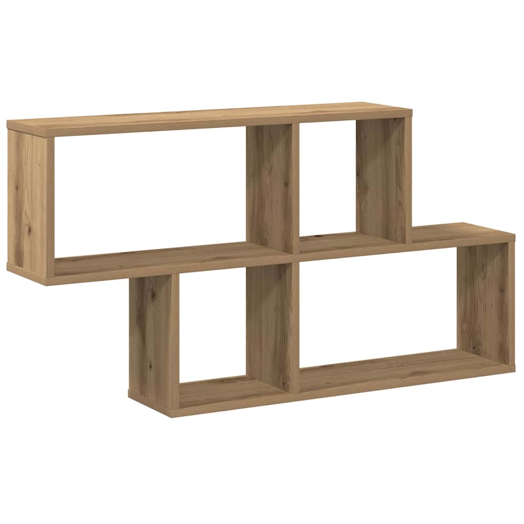 Zidna polica Artisan hrast 100x18x53 cm izrađeno drvo