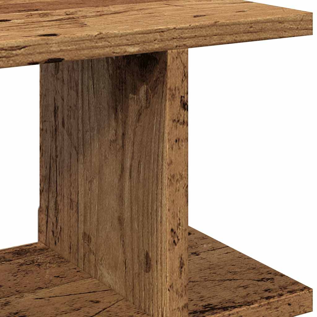 Zidne police 2 kom boja staro drvo 75x18x20cm konstruirano drvo