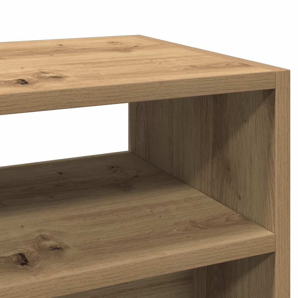 konzolni stol Artisan hrast 78x30x80 cm konstruirano drvo