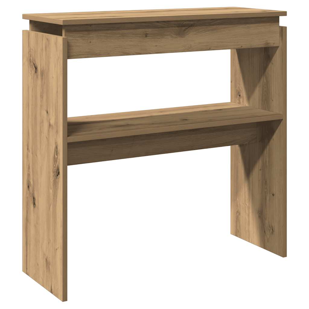 Konzolni stol Artisan hrast 80x30x80 cm konstruirano drvo