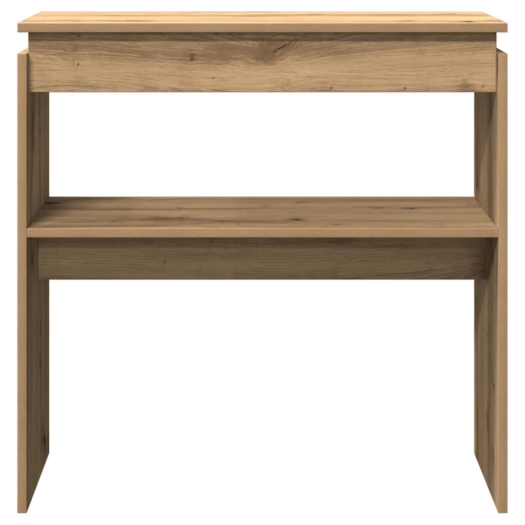 Konzolni stol Artisan hrast 80x30x80 cm konstruirano drvo