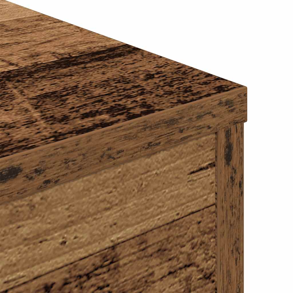 Stol za kavu staro drvo 55x55x30 cm konstruirano drvo
