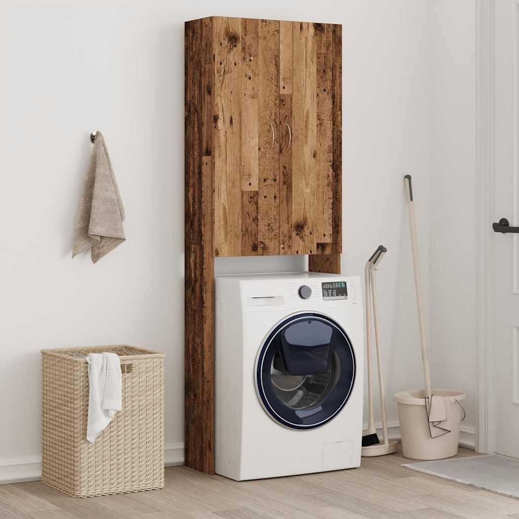 Ormar za perilicu rublja staro drvo 64x25,5x190 cm
