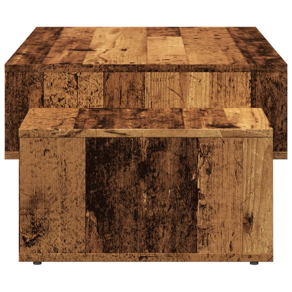 Stolić za kavu boja starog drva 105x55x32 cm konstruirano drvo