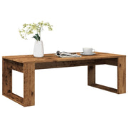 Stolić za kavu boja starog drva 102x50x35 cm konstruirano drvo