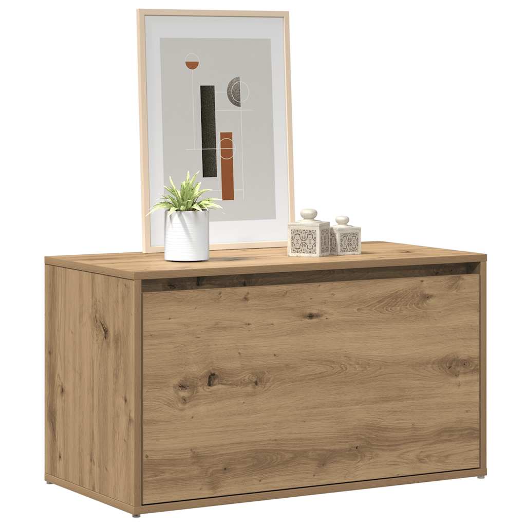 Klupa za dvoranu 80x40x45 cm Artisan hrast izrađen od drveta