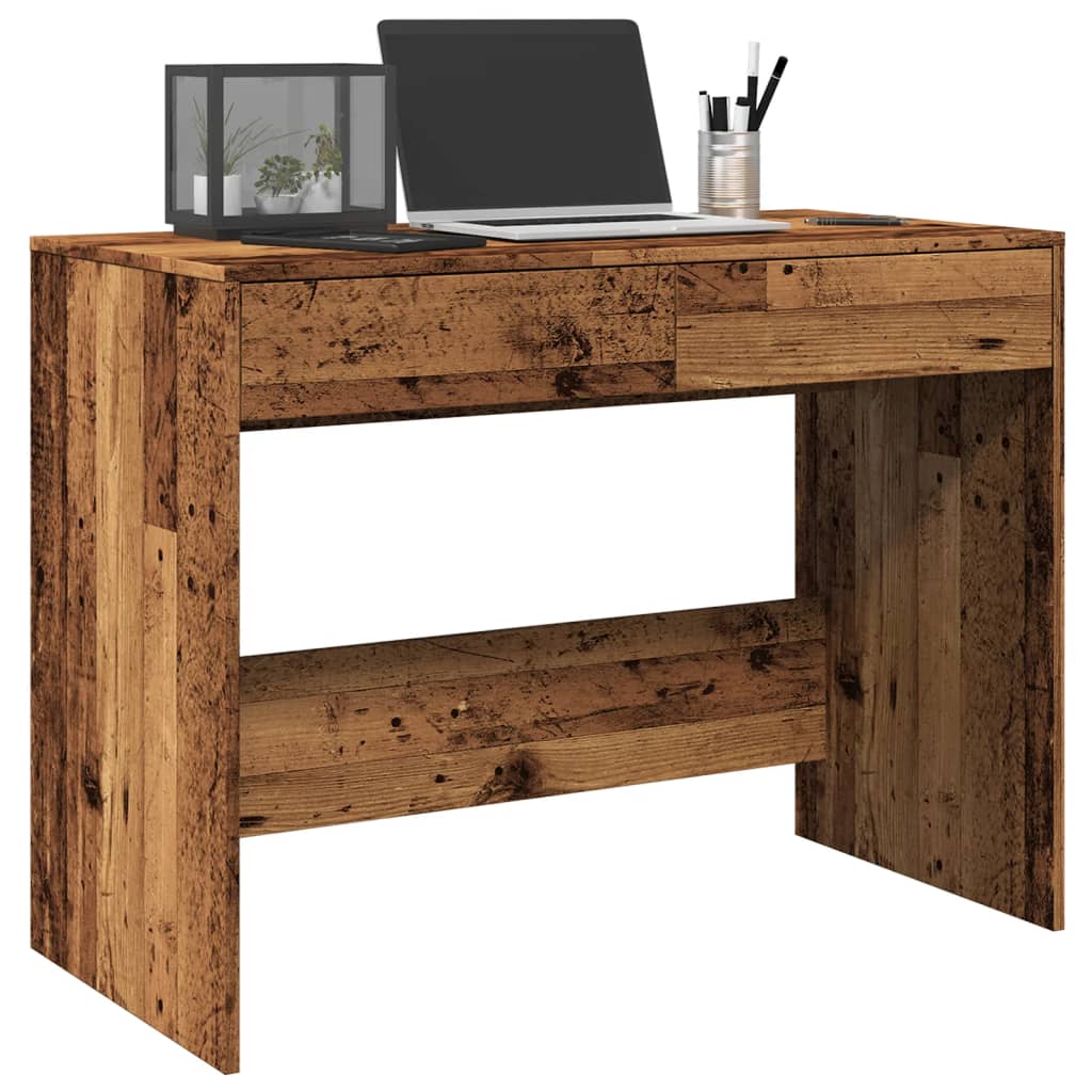 Radni stol boja starog drva 101x50x76,5 cm konstruirano drvo