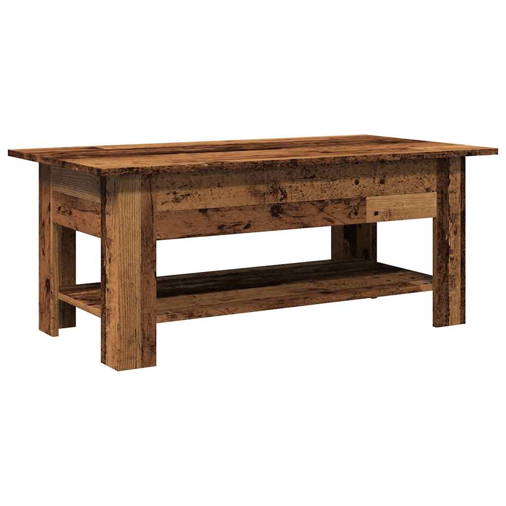 Stolić za kavu boja staro drvo 102x55x42 cm konstruirano drvo