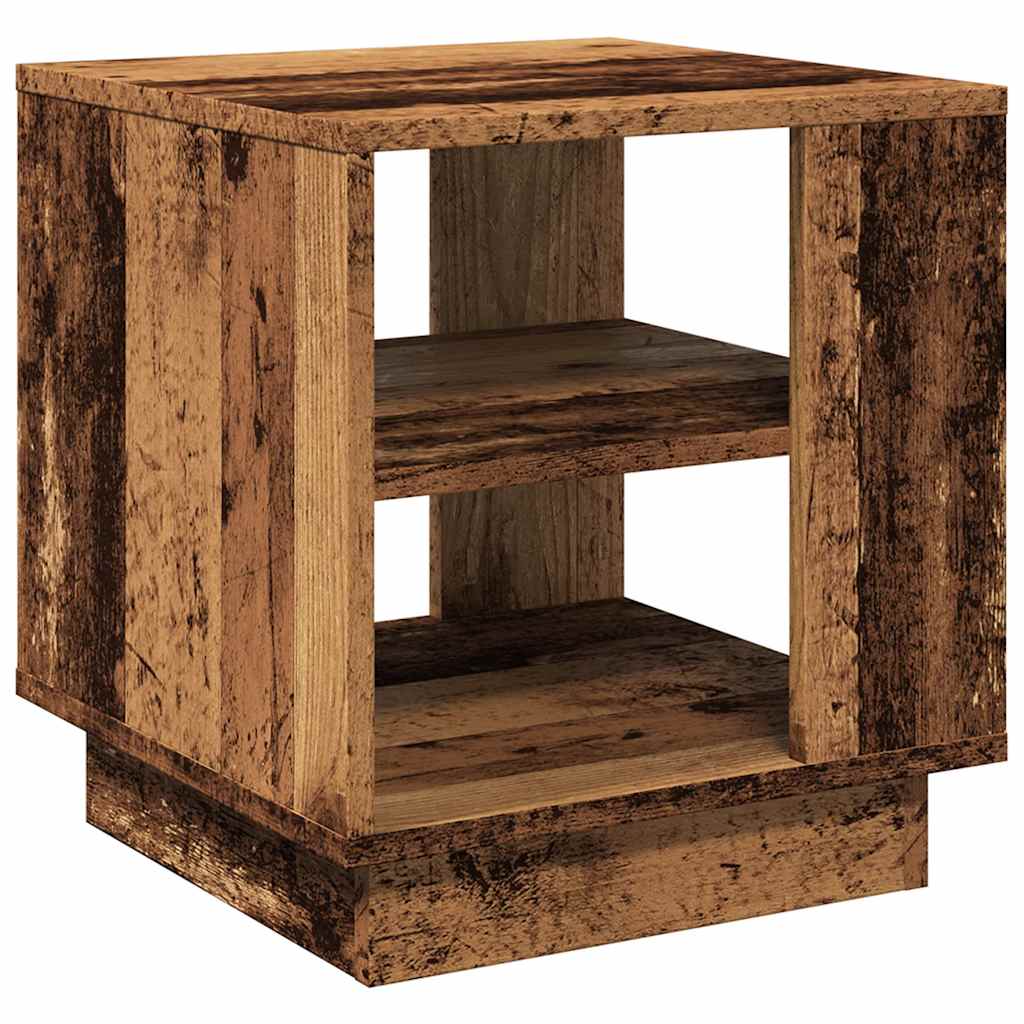 Stol za kavu staro drvo 40x40x43 cm konstruirano drvo