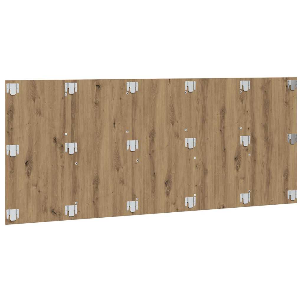Uzglavlje kreveta Artisan hrast 200x1,5x80 cm izrađeno drvo