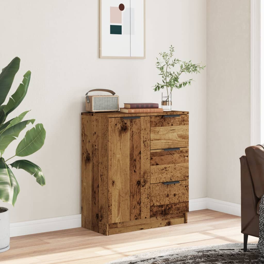 Komoda boja starog drva 60 x 30 x 70 cm od konstruiranog drva