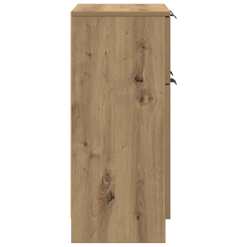 Komoda boja hrasta artisan 60x30x70 cm od konstruiranog drva