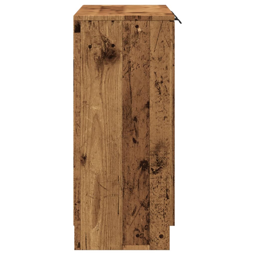 Komoda boja staro drvo 90,5x30x70 cm od konstruiranog drva