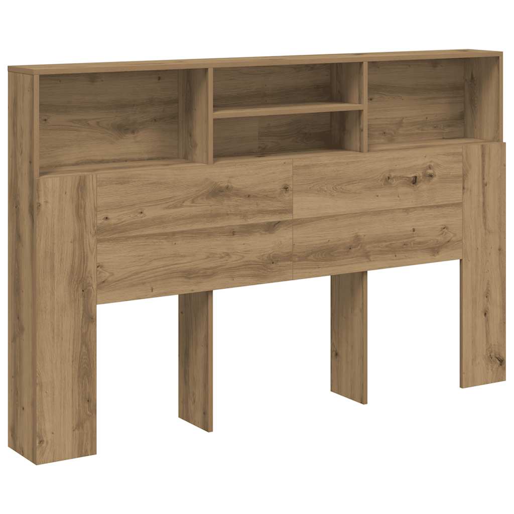 Uzglavni ormarić Artisan hrast 160x19x103,5 cm izrađeno drvo