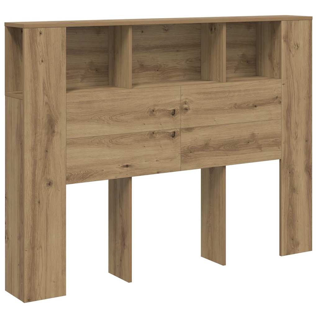 Ormarić s uzglavljem Artisan hrast 140x18,5x102,5 cm Konstruirano drvo