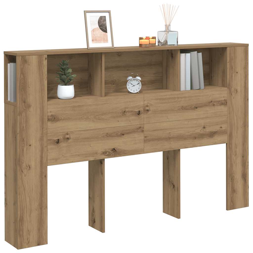 Ormarić s uzglavljem Artisan hrast 160x18,5x103,5 cm Konstruirano drvo
