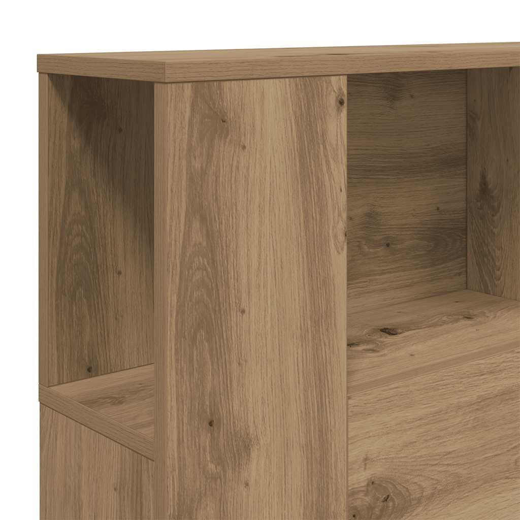 Ormarić s uzglavljem Artisan hrast 160x18,5x103,5 cm Konstruirano drvo