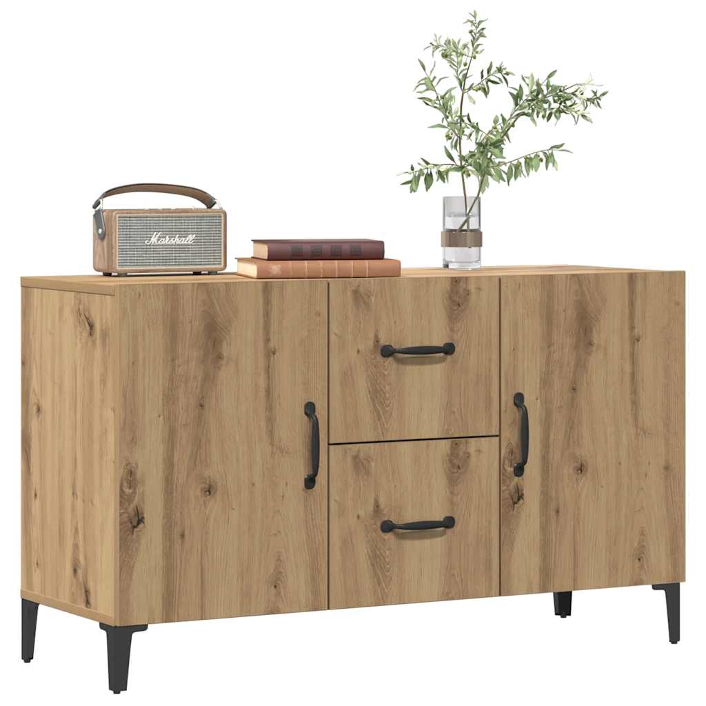 Komoda boja hrasta artisan 100 x 36 x 60 cm konstruiranog drva