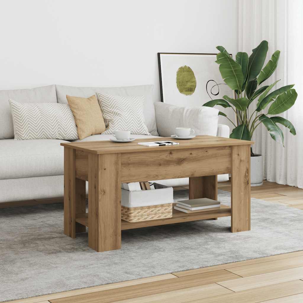 Stol za kavu Artisan hrast 101x49x52 cm izrađeno drvo