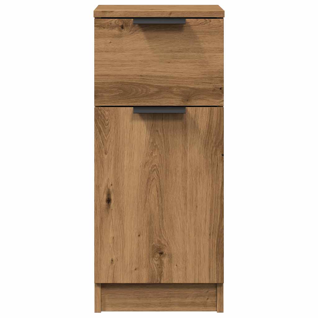 Komoda 2 kom Artisan hrast 30x30x70 cm konstruirano drvo