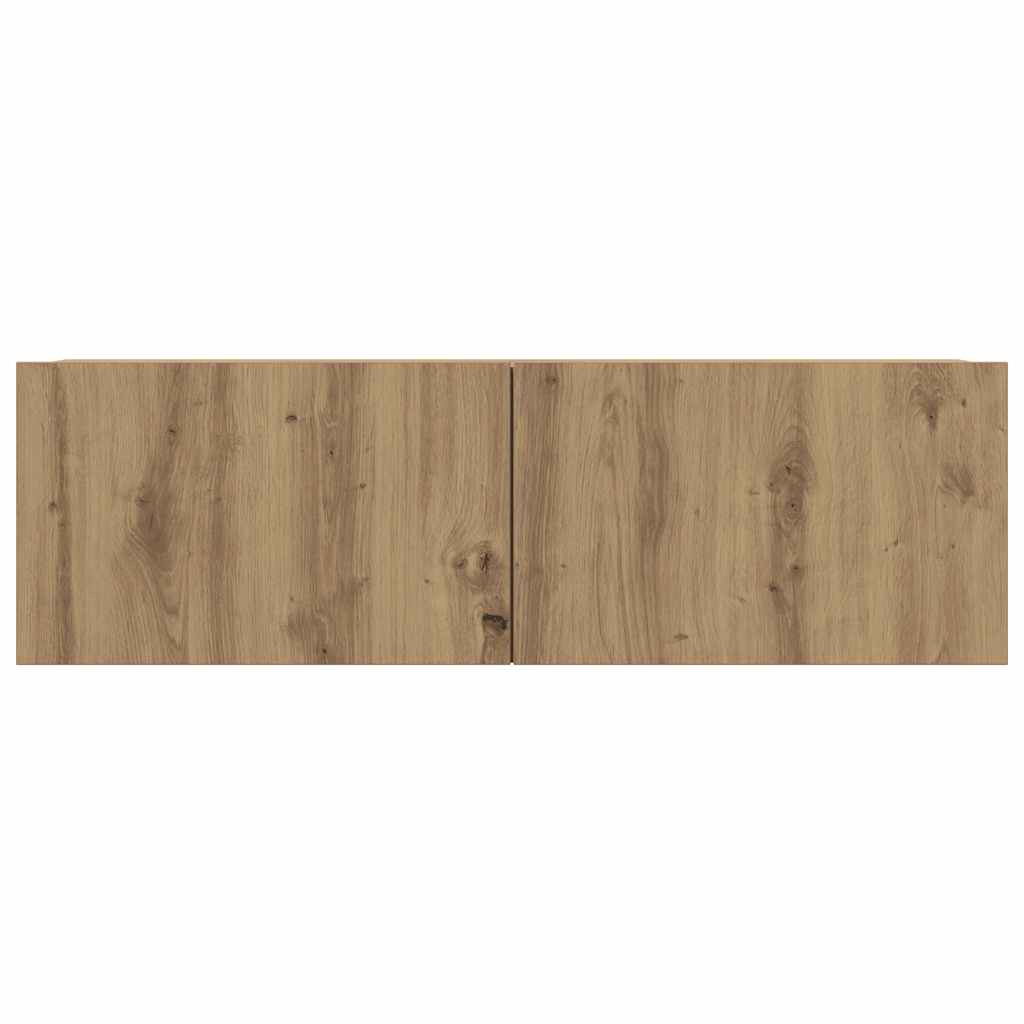 Zidni TV ormarići 2 kom boja hrasta artisan 100x30x30 cm