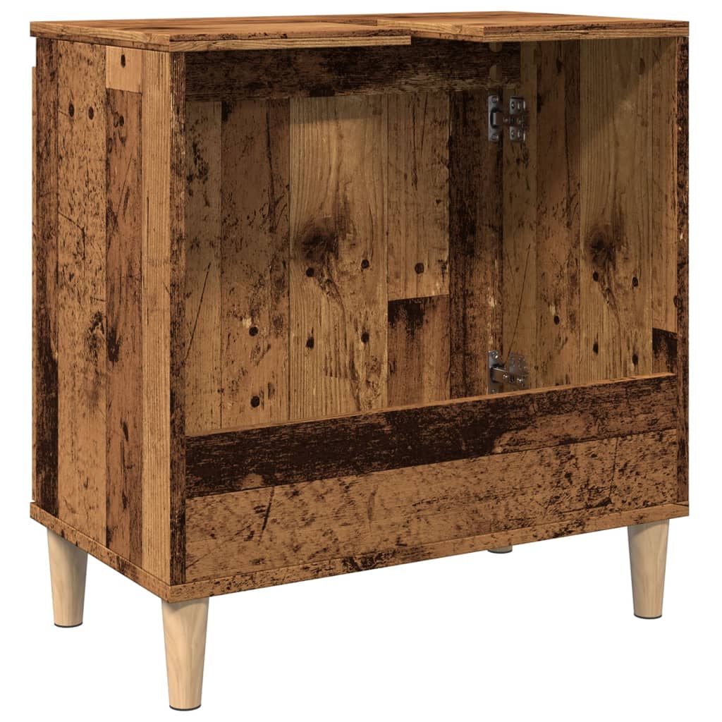 Ormarić za umivaonik boja drva 58x33x60 cm konstruirano drvo