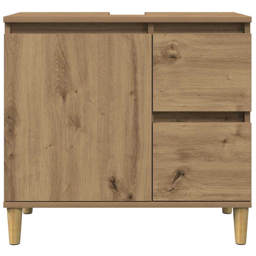 Ormarić za umivaonik boja hrasta artisan 65x33x60 cm drveni