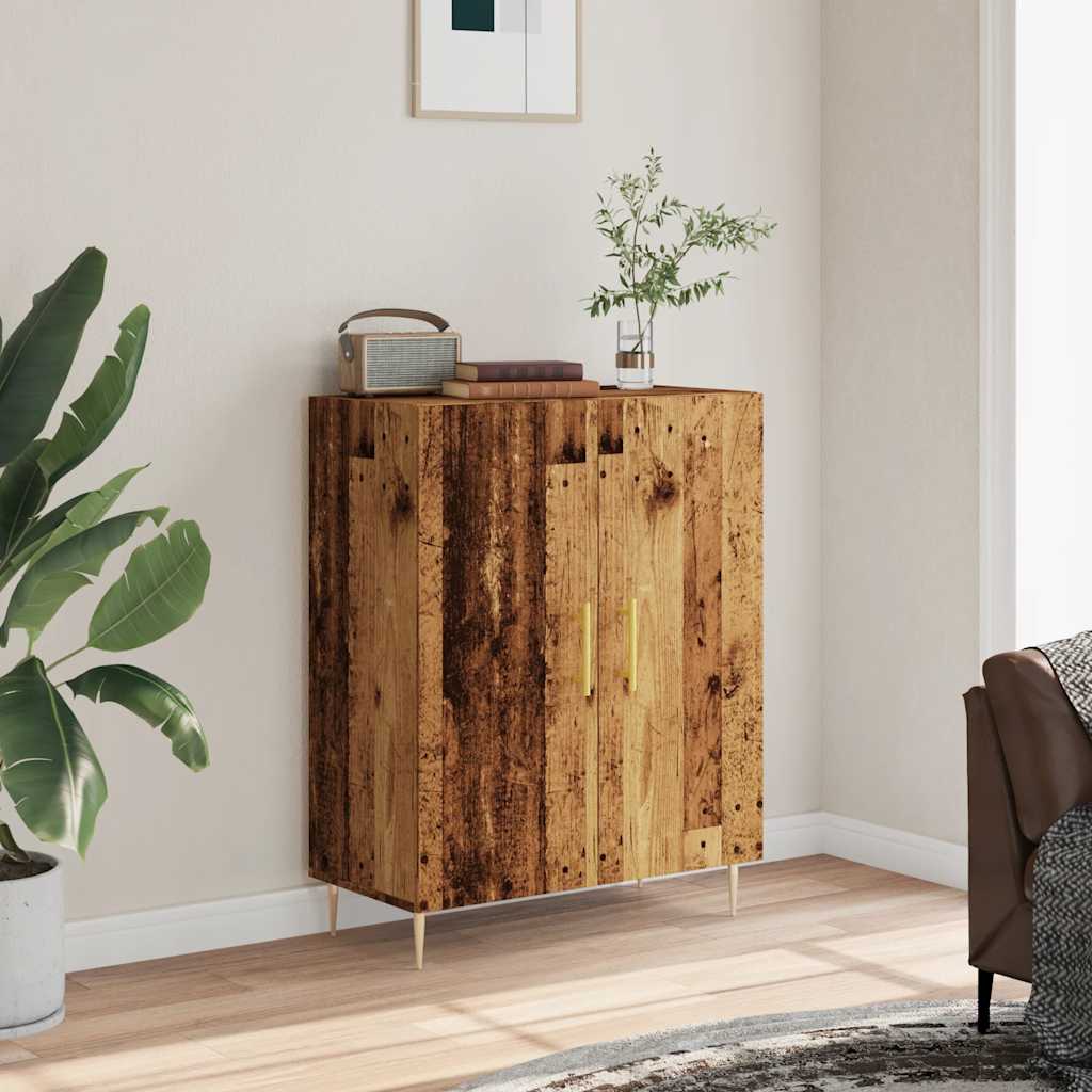 Komoda boja starog drva 69,5x34x90 cm konstruiranog drva