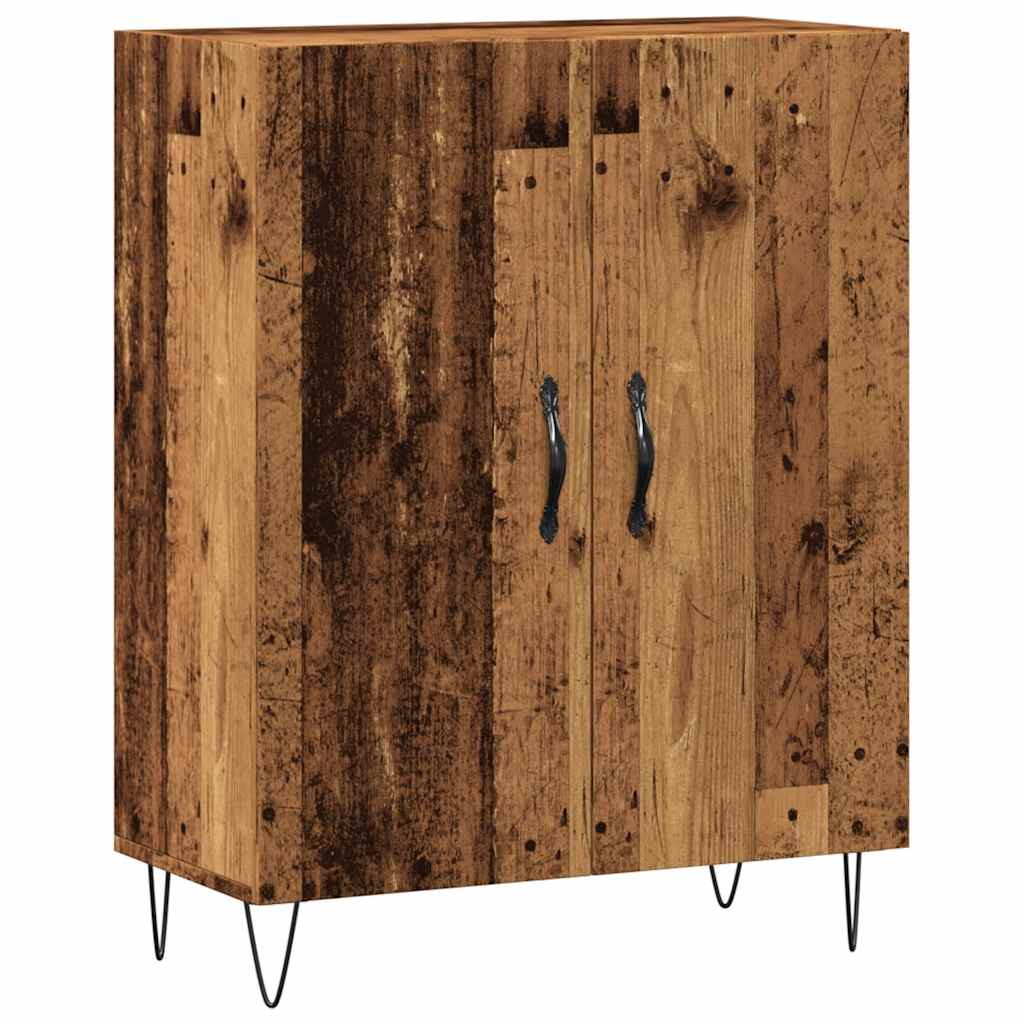 Komoda boja starog drva 69,5x34x90 cm konstruiranog drva