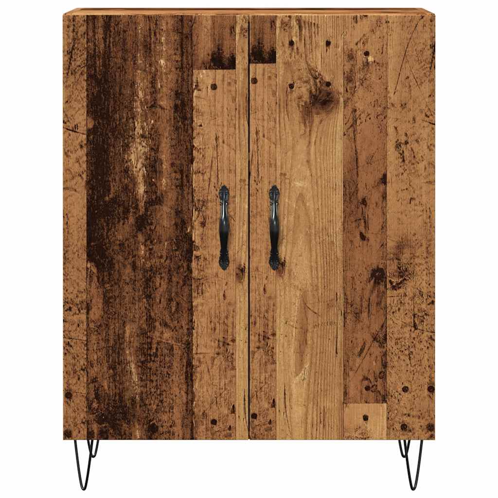 Komoda boja starog drva 69,5x34x90 cm konstruiranog drva