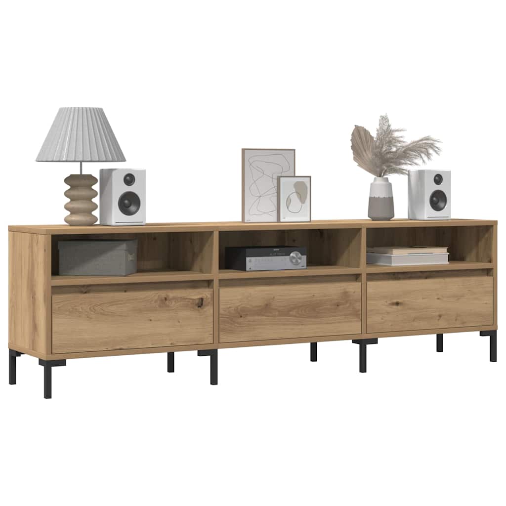 TV ormarić Artisan hrast 150x30x44,5 cm izrađeno drvo