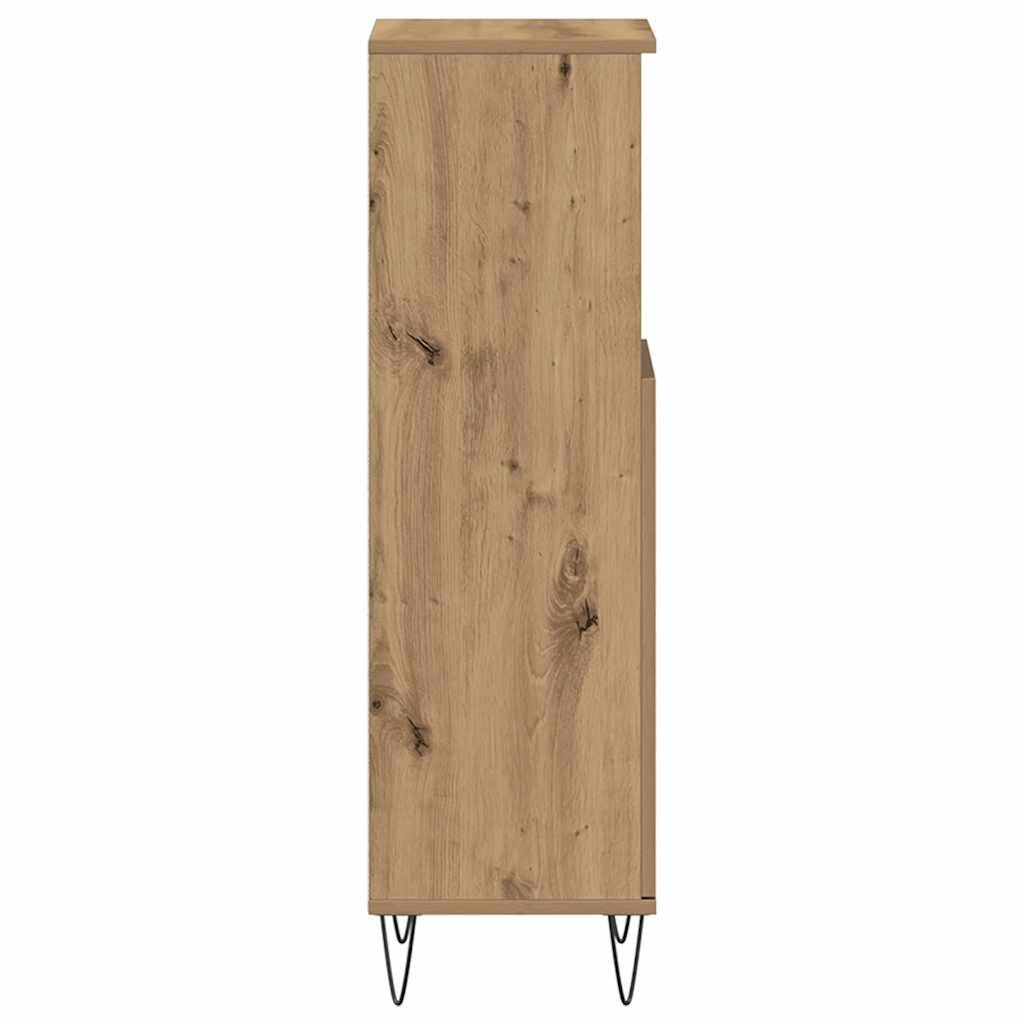 Kupaonski ormarić Artisan hrast 30x30x100 cm konstruirano drvo