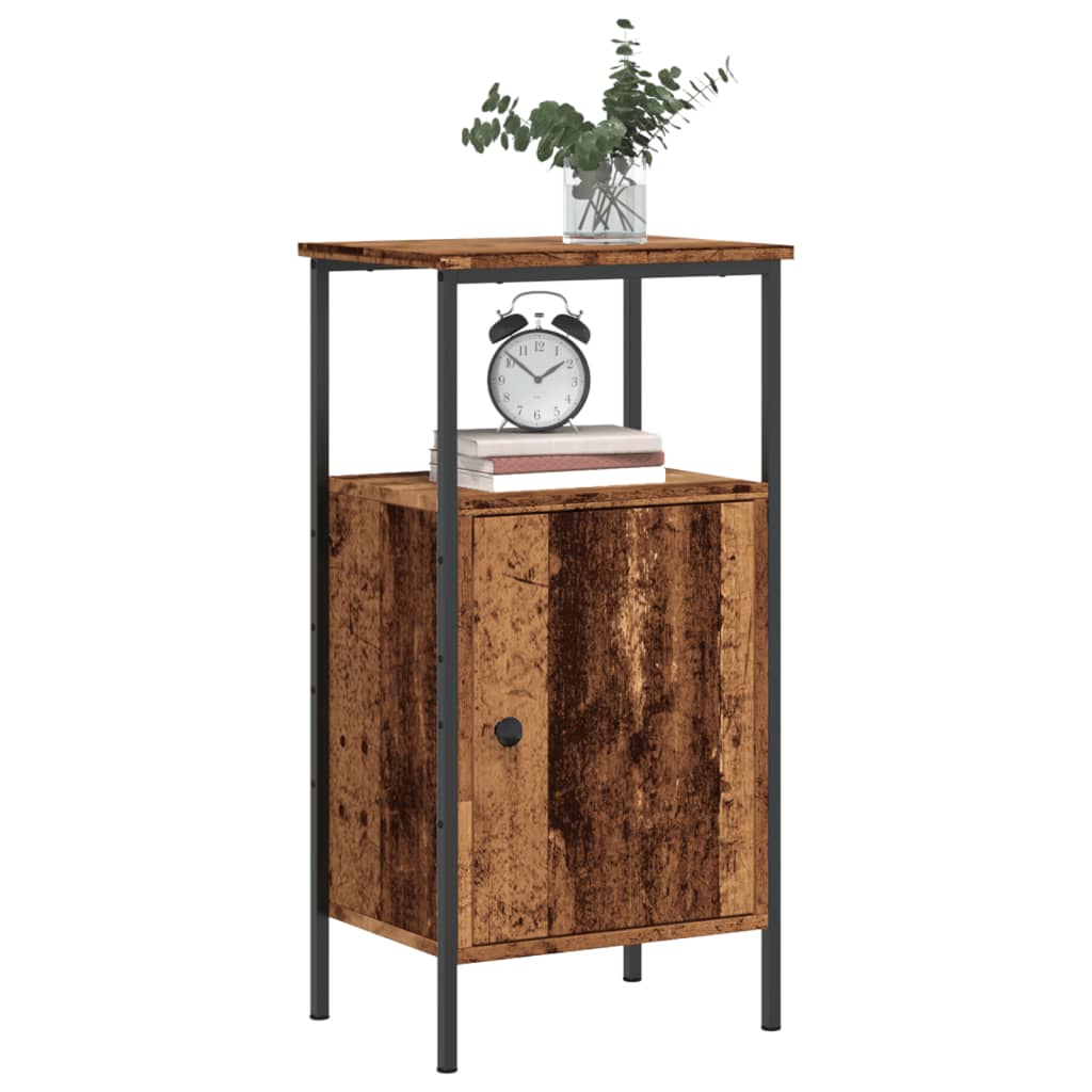 Noćni ormarići 2 kom staro drvo 41x31x80 cm konstruirano drvo