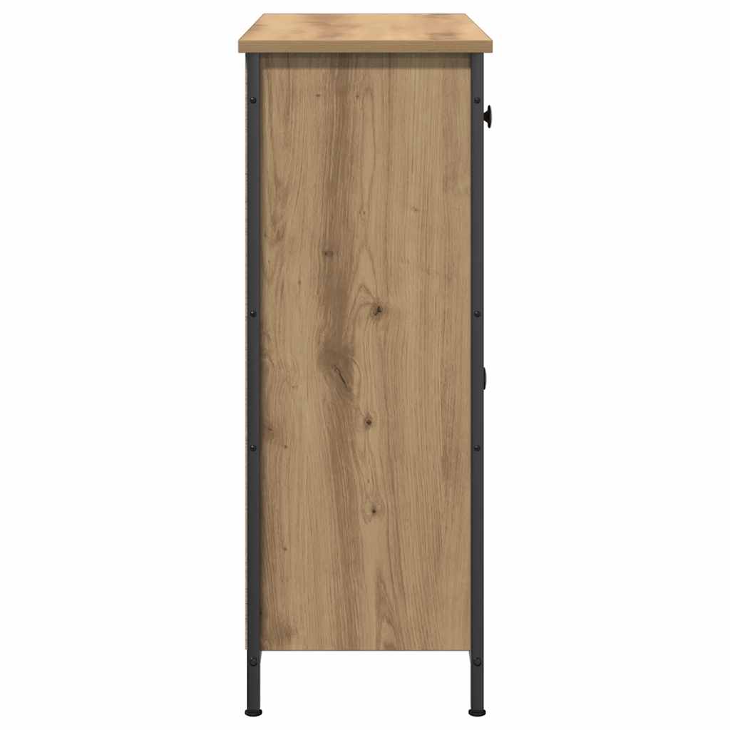 Komoda boja hrasta artisan 70x30x80 cm od konstruiranog drva