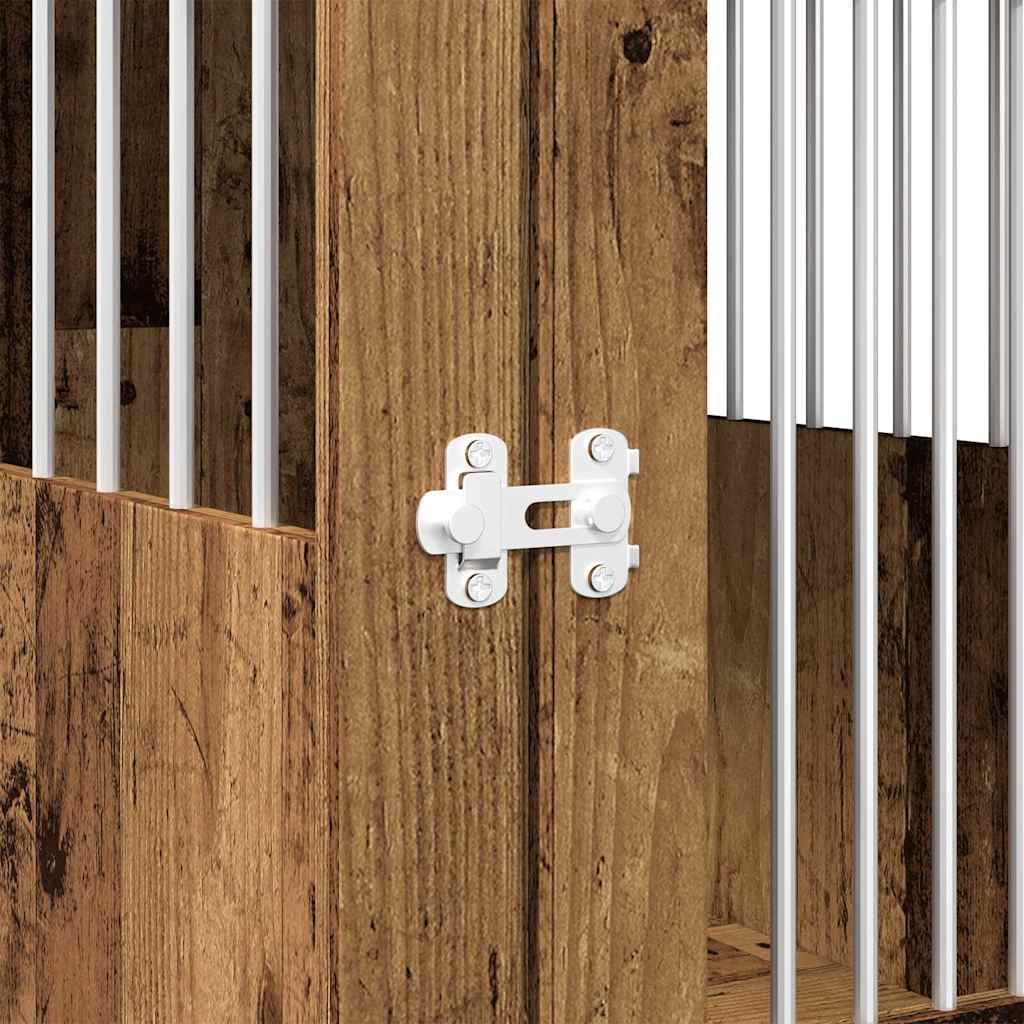 Namještaj za sanduk za pse staro drvo 55x75x65 cm izrađeno drvo