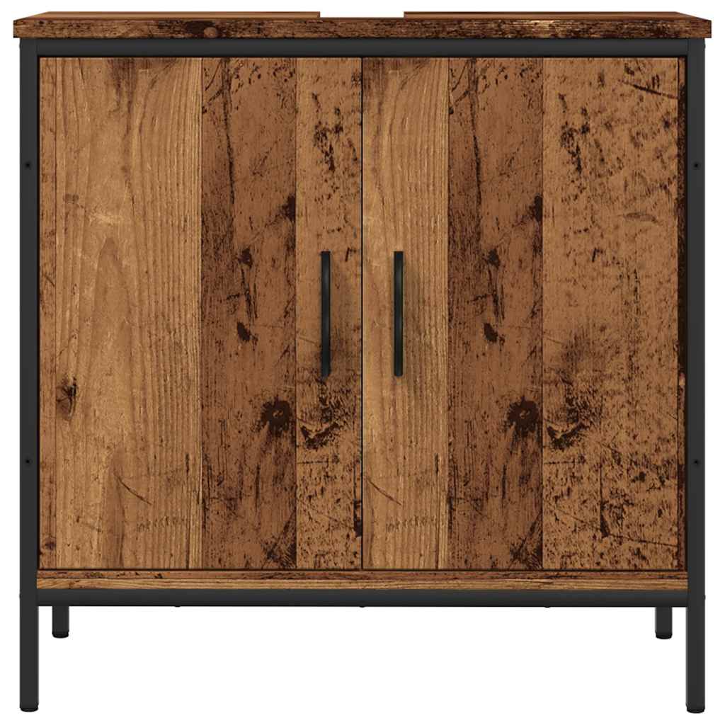 Ormarić za umivaonik boja drva 60x30x60 cm konstruirano drvo