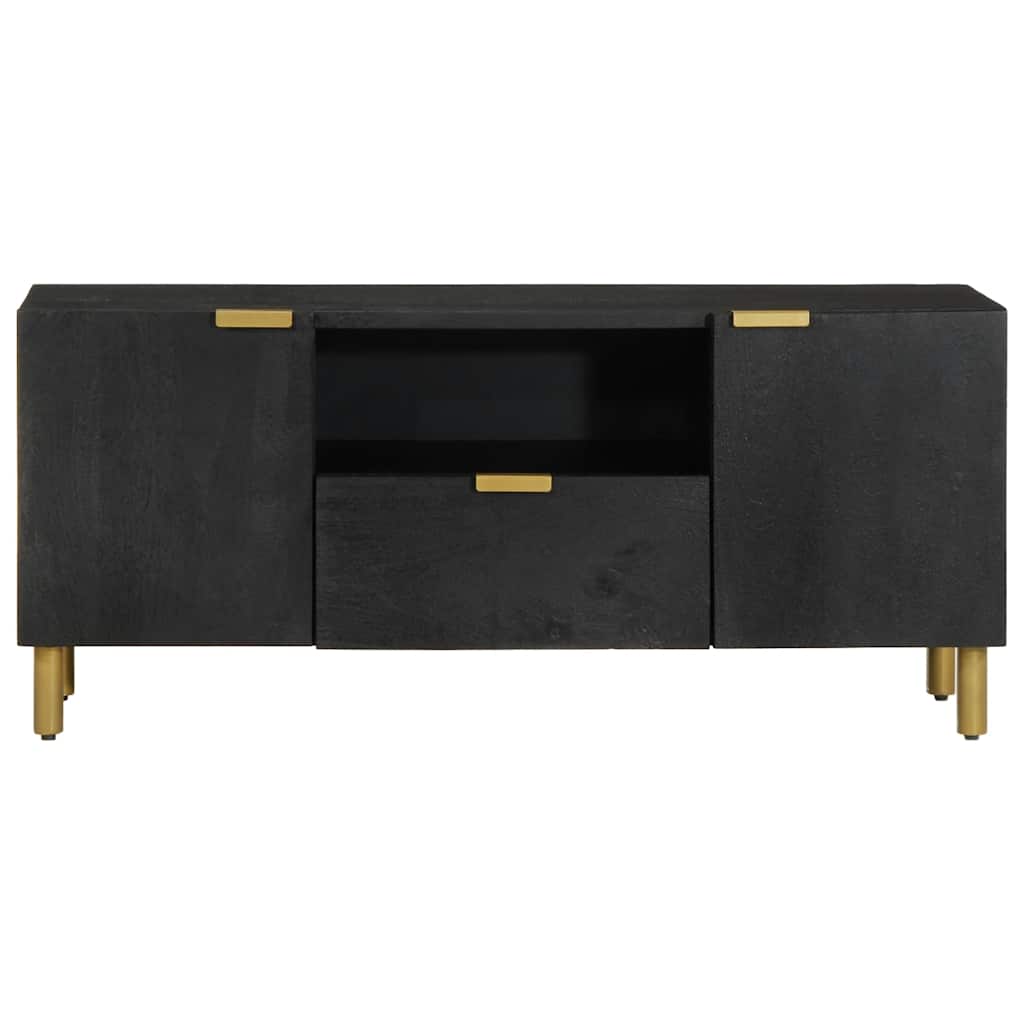 TV ormarić crni 105 x 33 x 46 cm konstruirano drvo