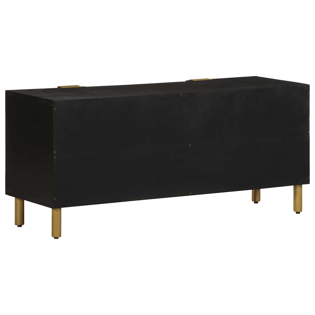 TV ormarić crni 105 x 33 x 46 cm konstruirano drvo