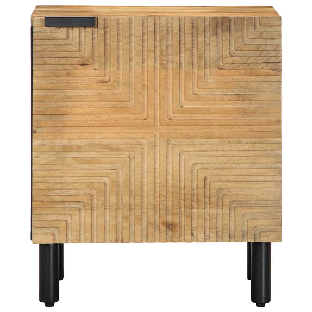 Noćni ormarići 2 kom smeđi 40x33x46 cm Puno drvo Mango