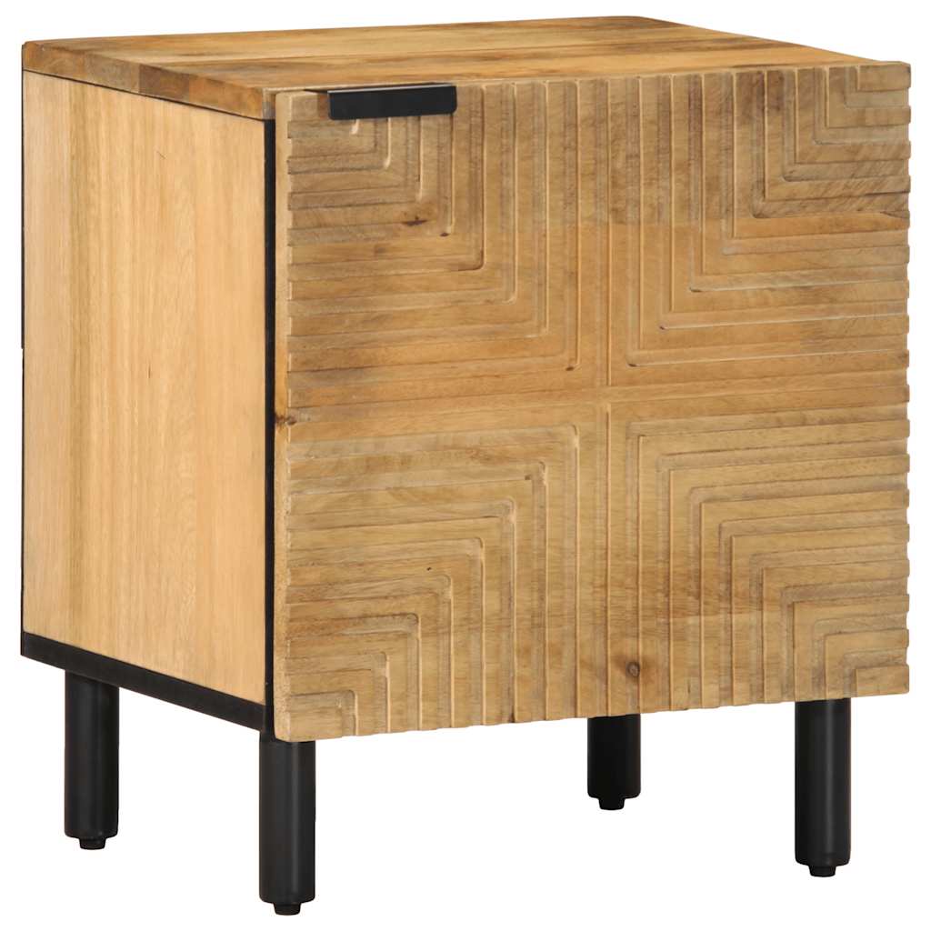 Noćni ormarići 2 kom smeđi 40x33x46 cm Puno drvo Mango