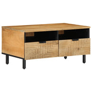 Stol za kavu smeđi 80x54x40 cm Puno drvo Mango