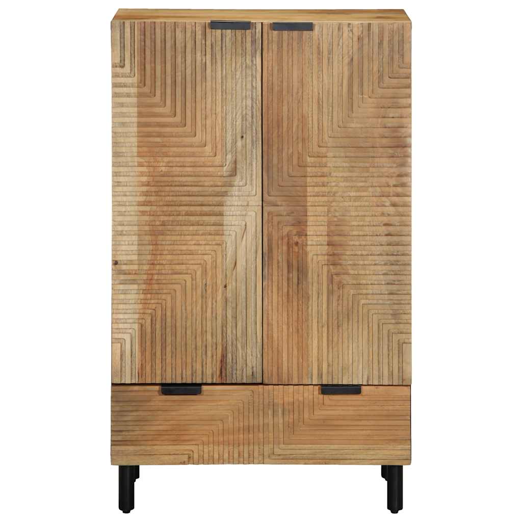 Visoka ploča smeđa 60x33x100 cm Puno drvo Mango