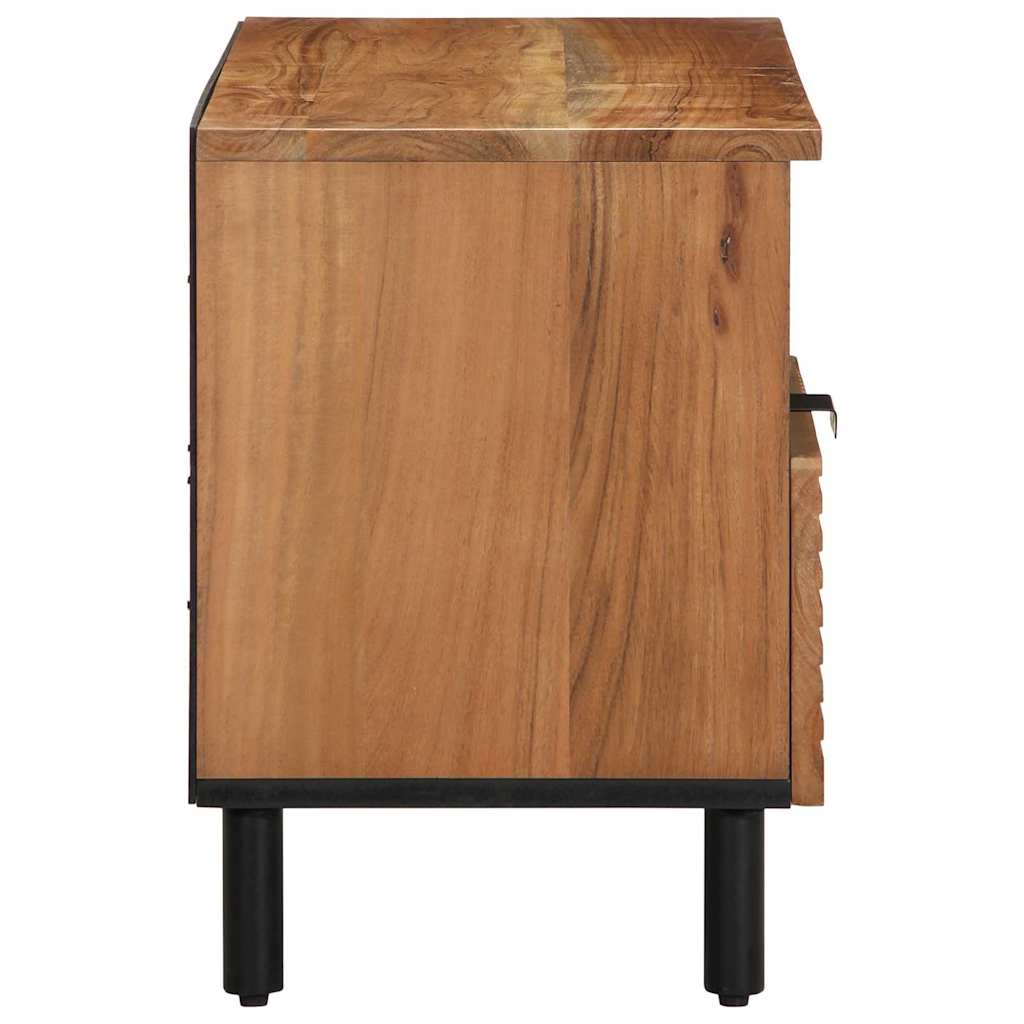 TV ormar s ladicama Smeđa 80 x 33 x 46 cm Čvrsto drvo manga